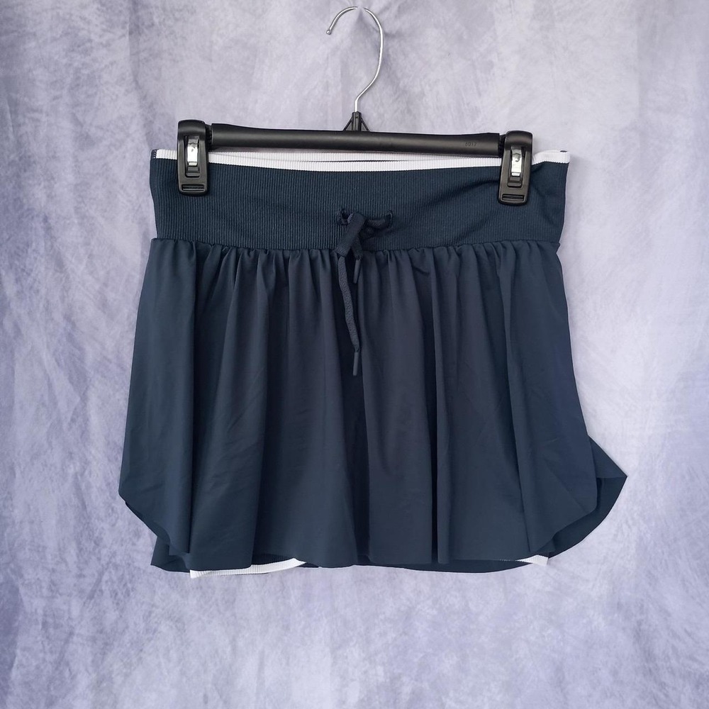 Harmony Balance Athletic Tennis Skort Navy Blue Activewear Skirt Short